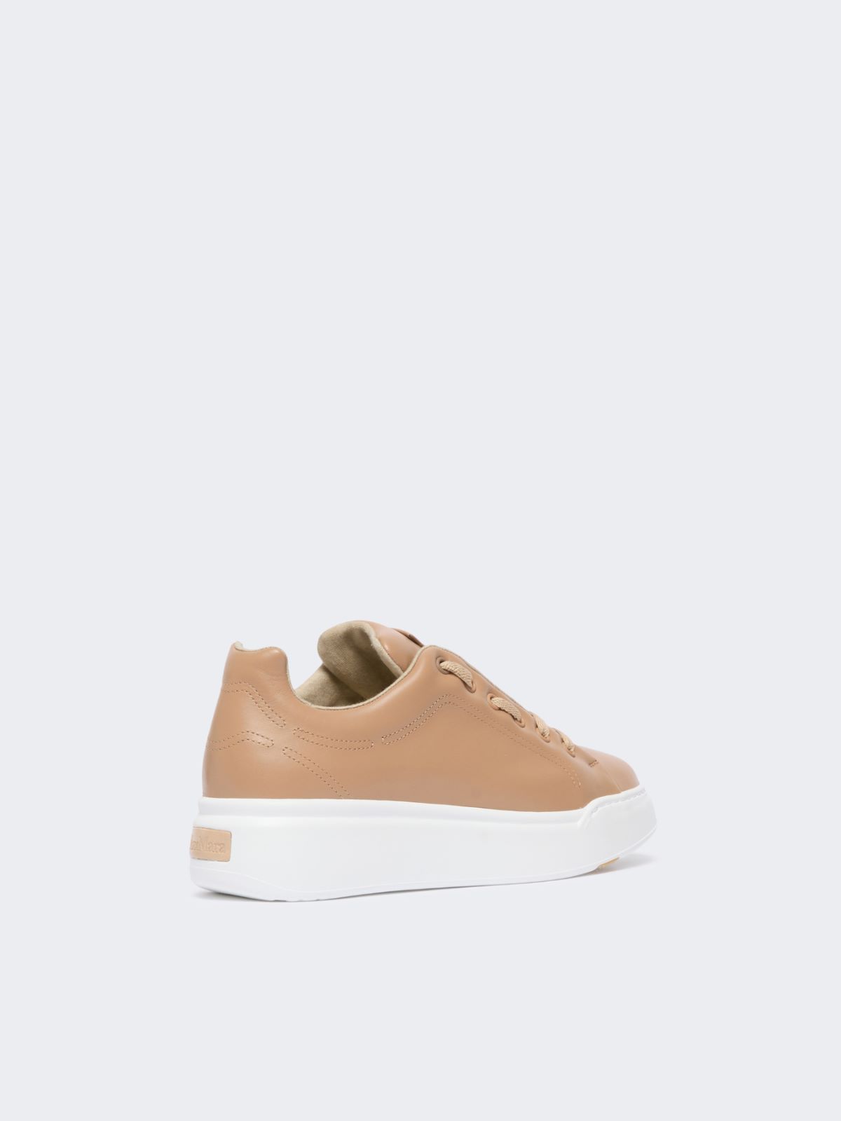 Leather sneakers - IVORY - Max Mara - 3