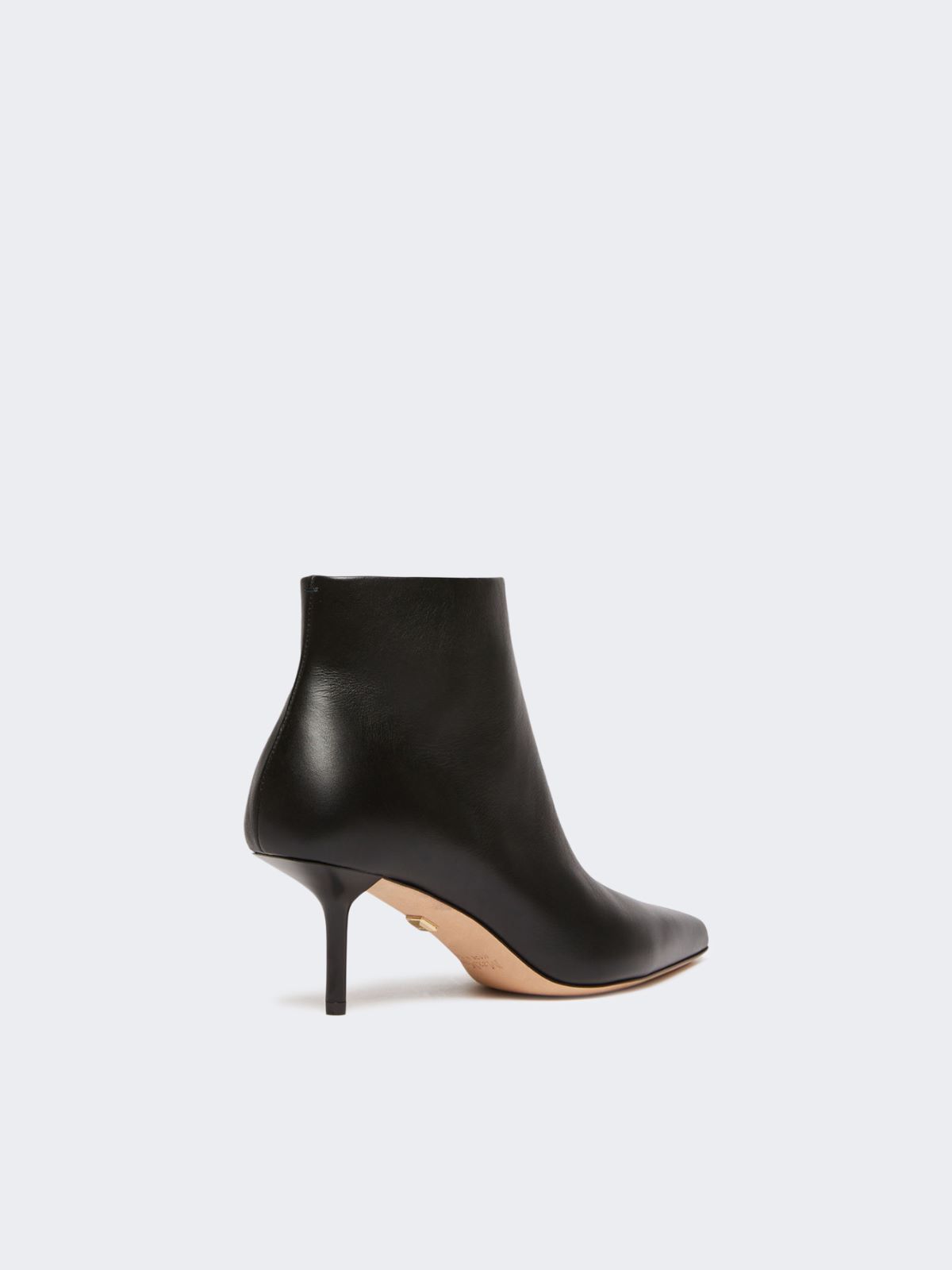 Smooth leather ankle boots - BLACK - Max Mara - 3