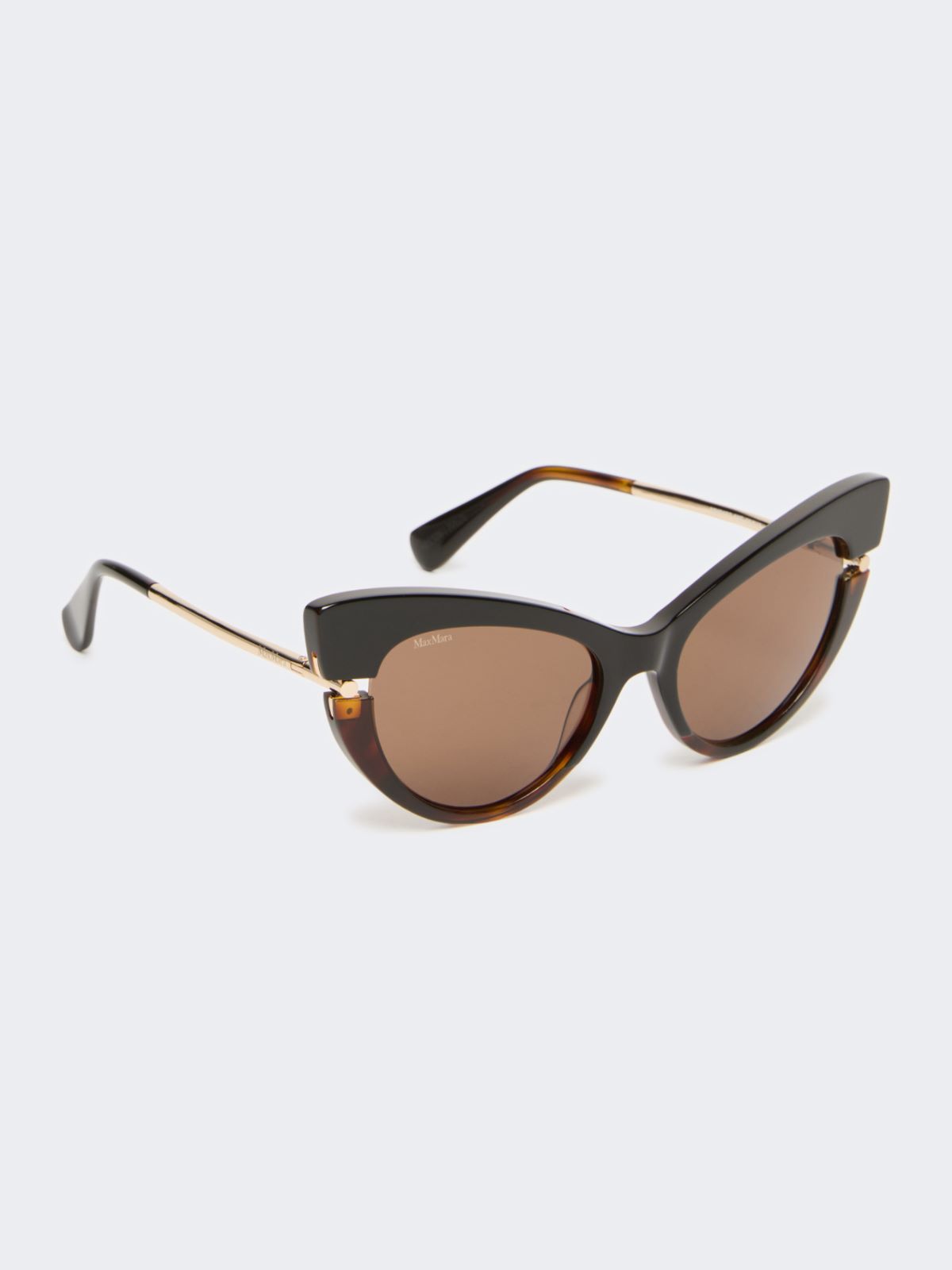 Cat-Eye-Brille aus Acetat - TABAKFARBE BRONZEBRAUN - Max Mara - 2