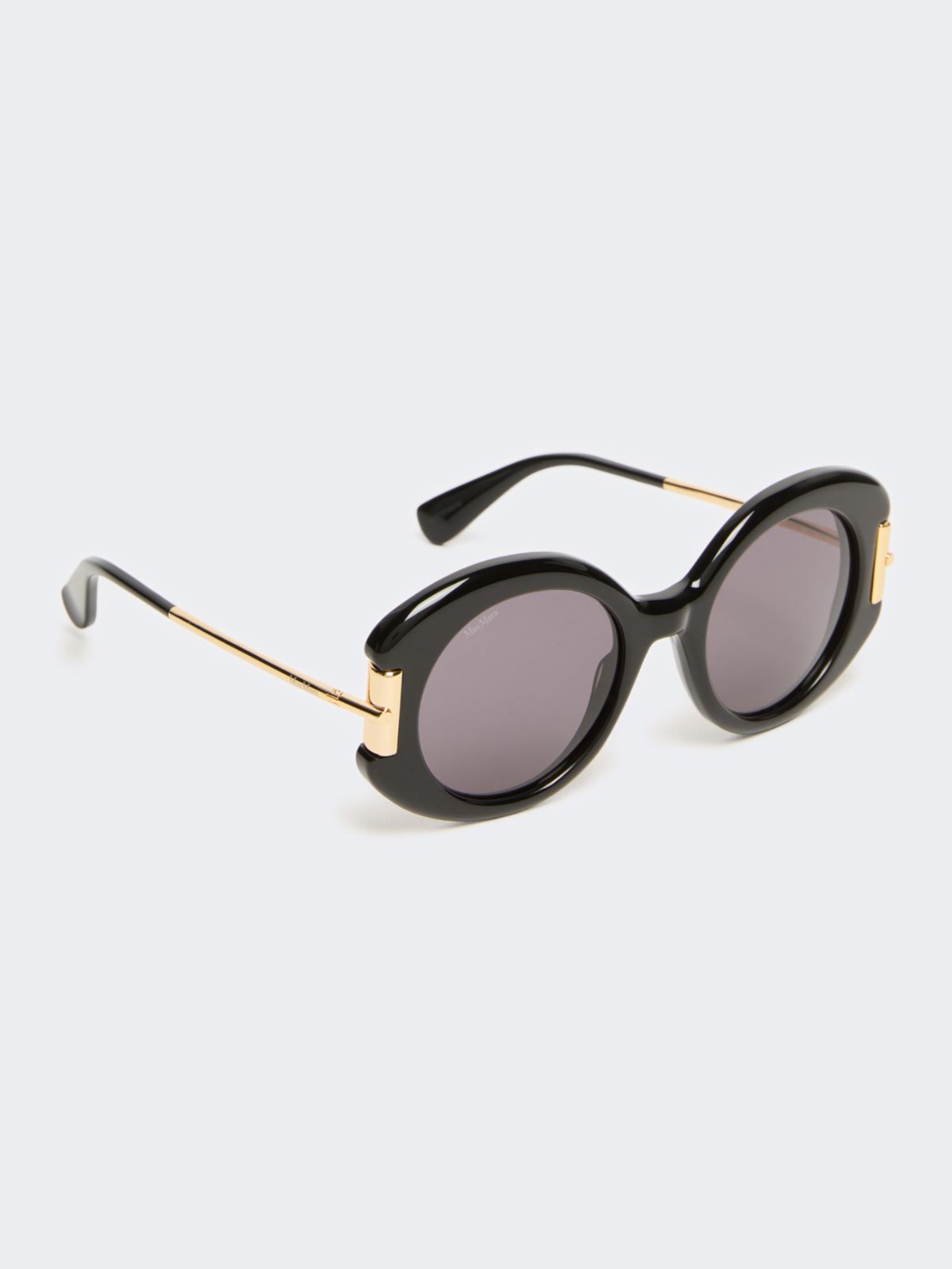 [バディア] ラウンド アセテート サングラス - BLACK - Max Mara - 2
