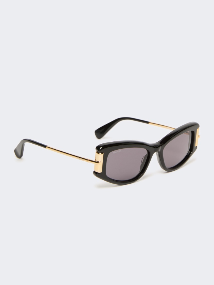 Square acetate glasses - BLACK - 2