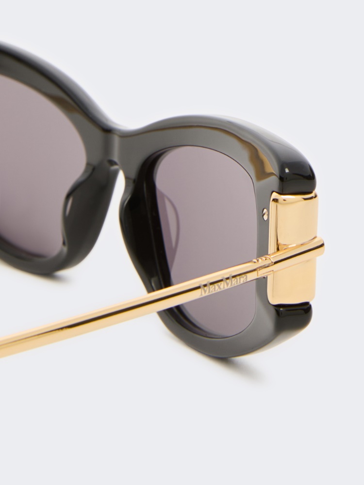 Square acetate glasses - BLACK - 3