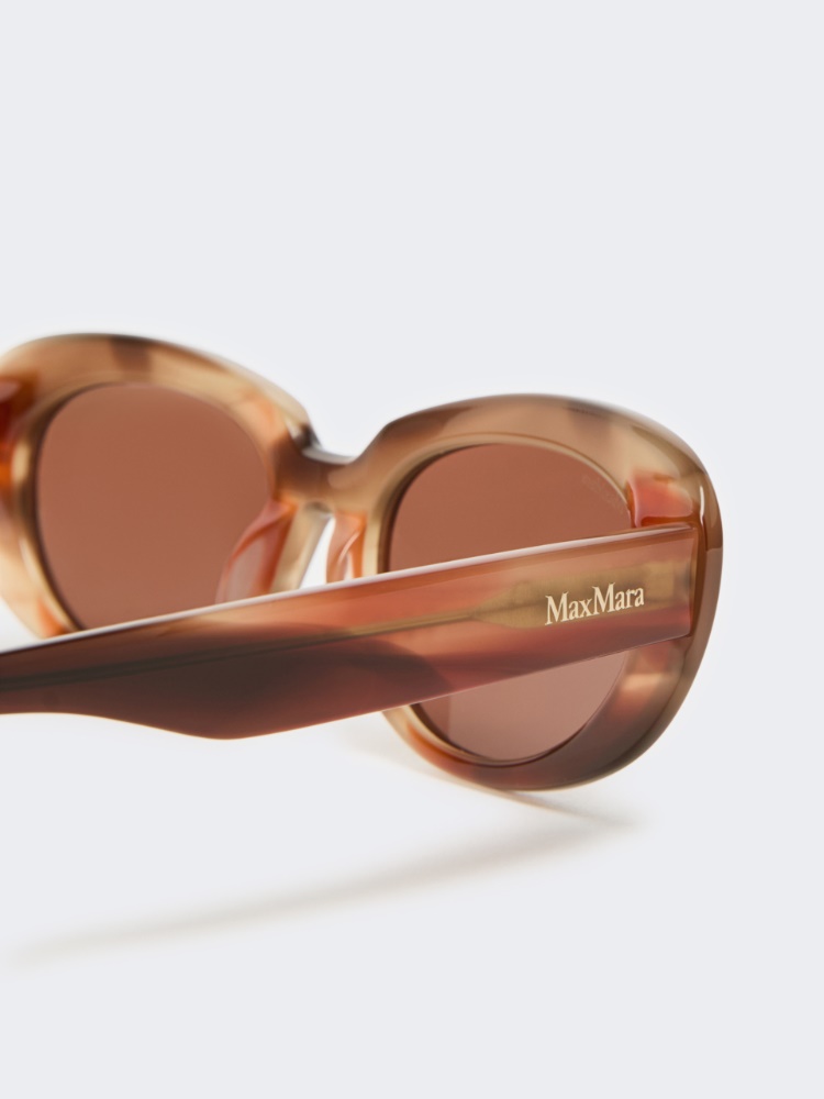 Oval sunglasses - RUST - 3