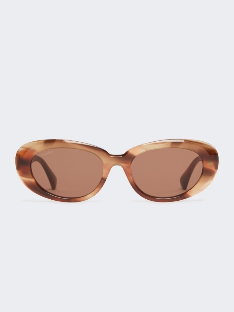 Oval sunglasses - RUST