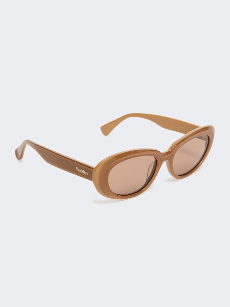 Oval sunglasses - CAMEL - 2
