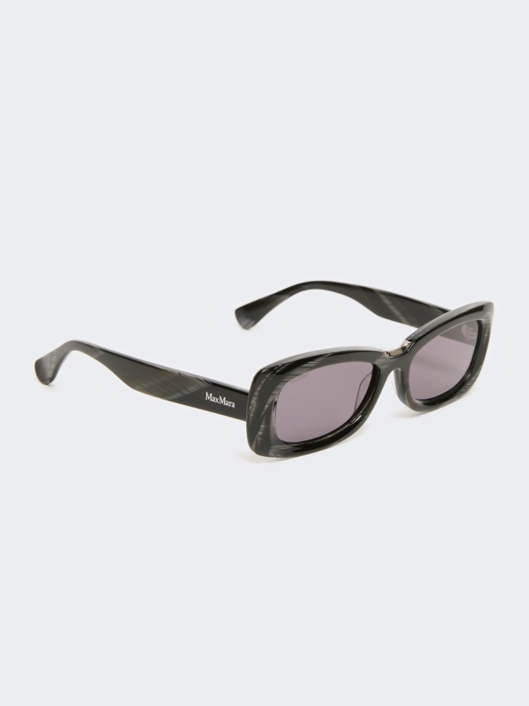 Rectangular sunglasses - BLACK - 2