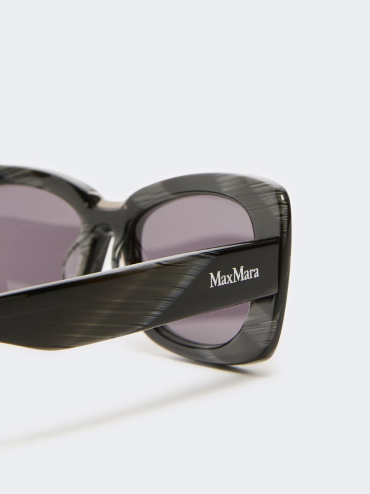 Rectangular sunglasses - BLACK - 3
