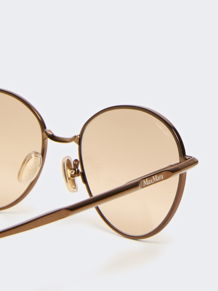 Oval sunglasses - CAMEL - 3