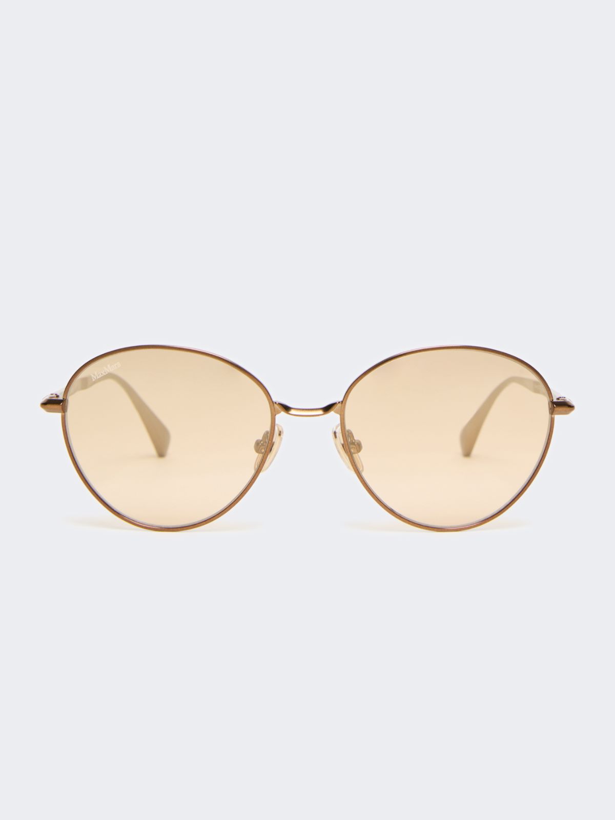 Oval sunglasses - CAMEL