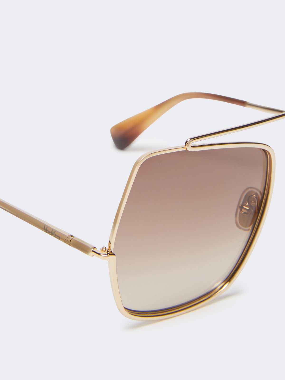 Geometric sunglasses - BROWN - 3