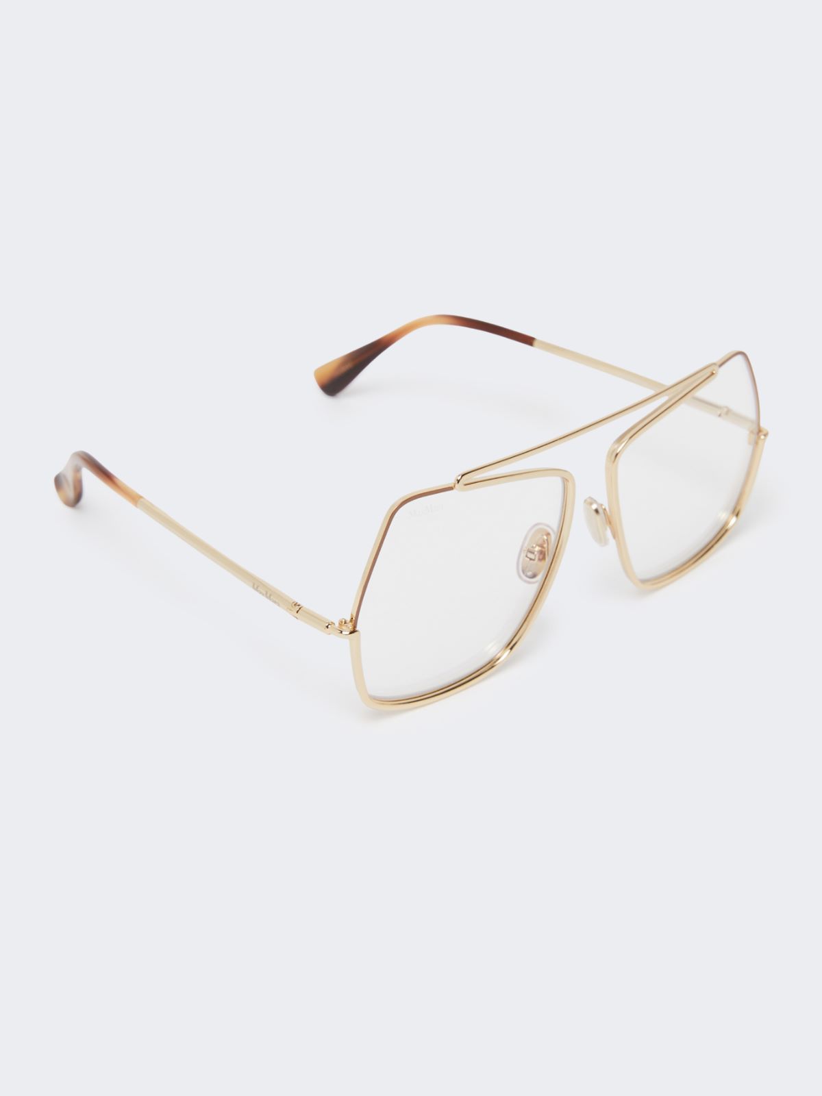 Square metallic sunglasses - GOLD - 2