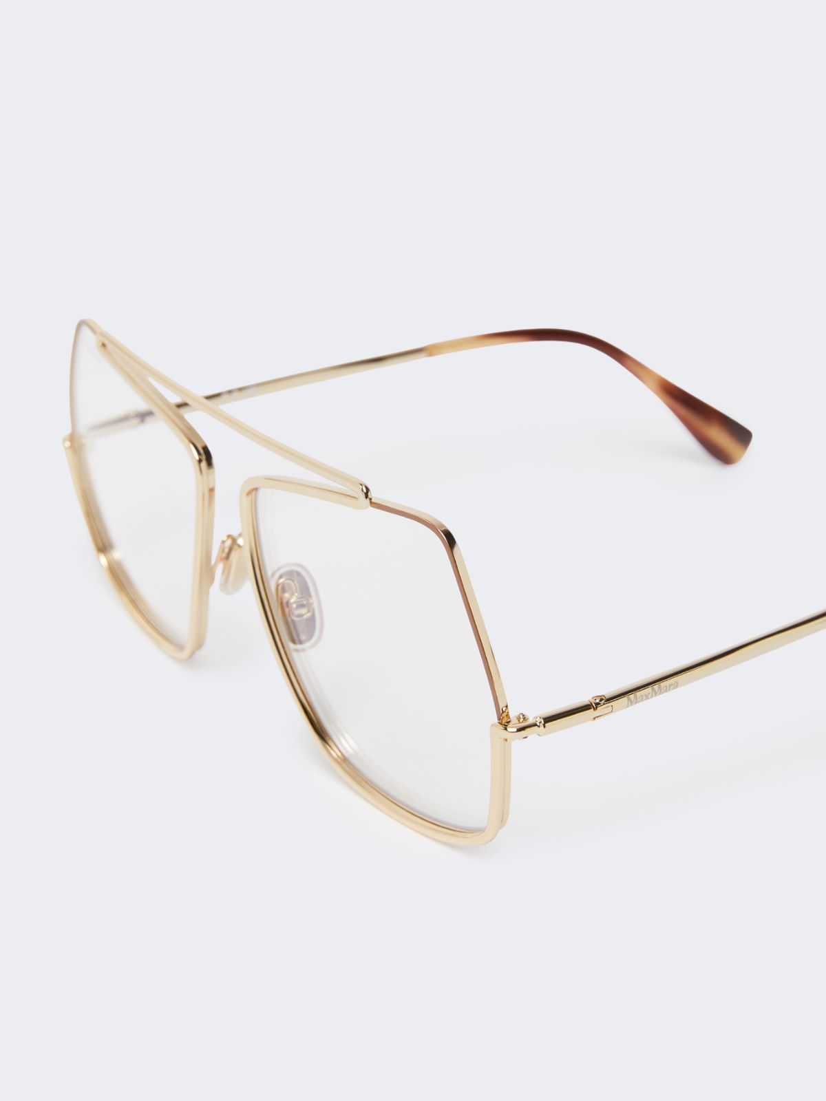 Square metallic sunglasses - GOLD - 3