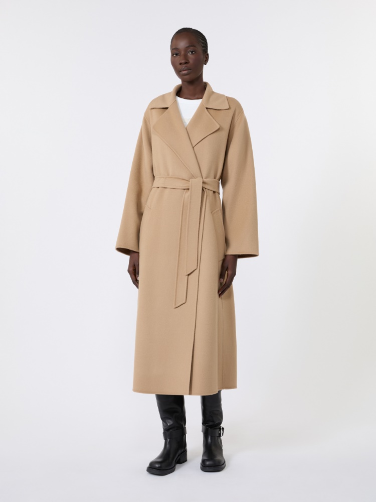 Double wool-blend coat - CAMEL - 2
