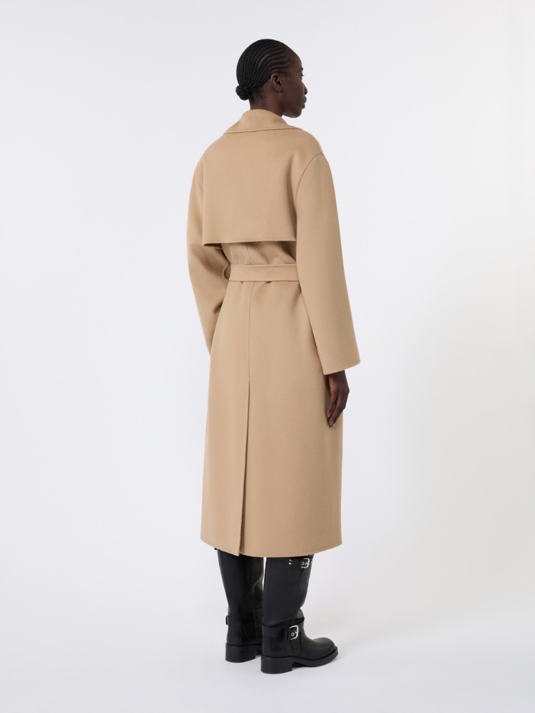 Double wool-blend coat - CAMEL - 3