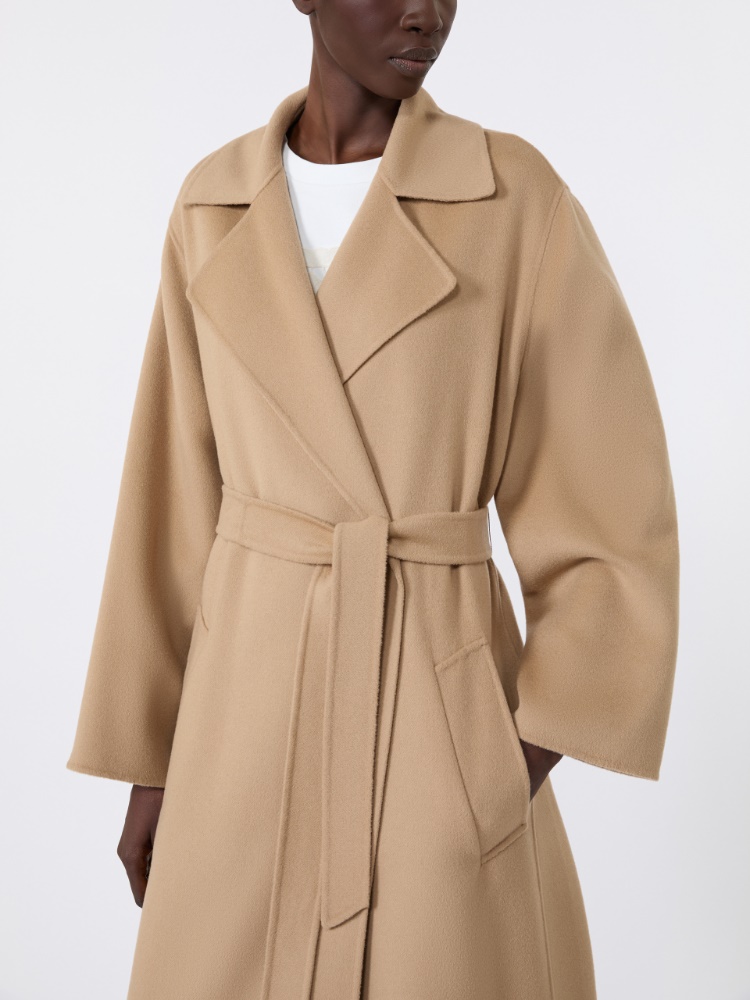 Double wool-blend coat - CAMEL - 4