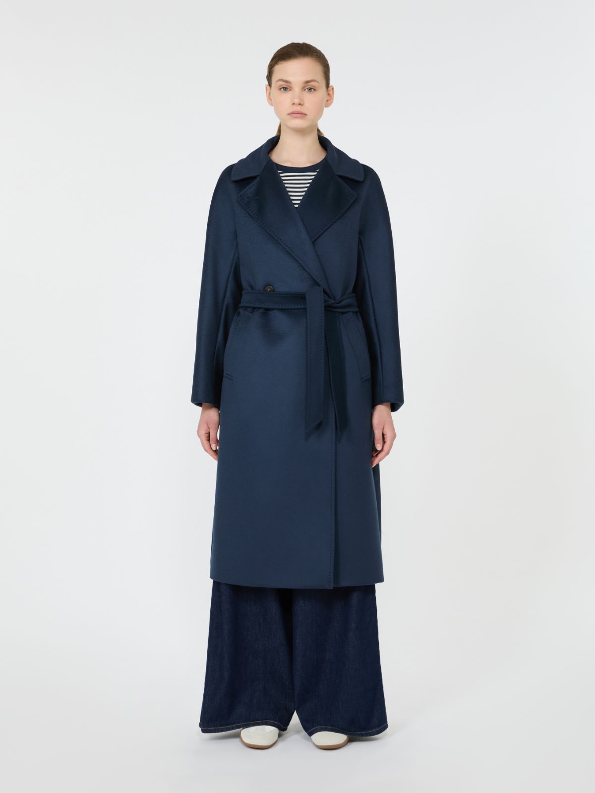 Double-breasted wool coat - ULTRAMARINE - Max Mara - 2