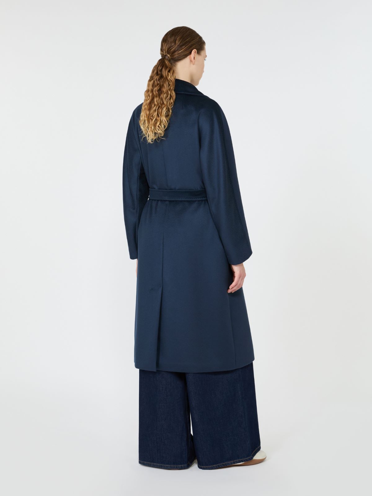 Double-breasted wool coat - ULTRAMARINE - Max Mara - 3