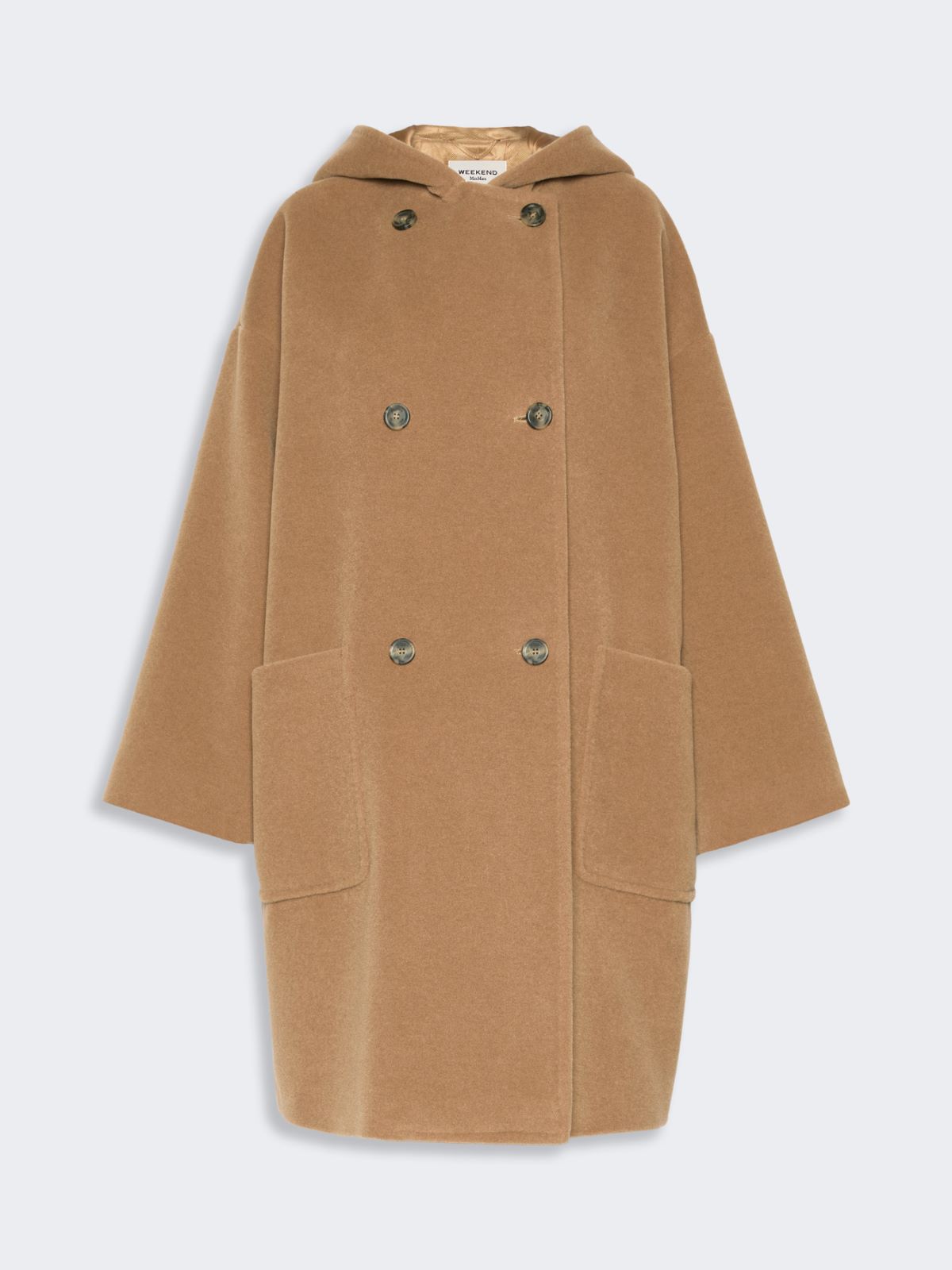 Wool and alpaca beaver cloth coat - CAMEL - Max Mara - 6