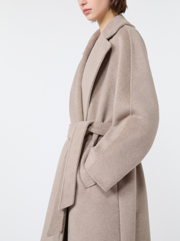 Wool and alpaca teddy coat - SAND - Max Mara - 4