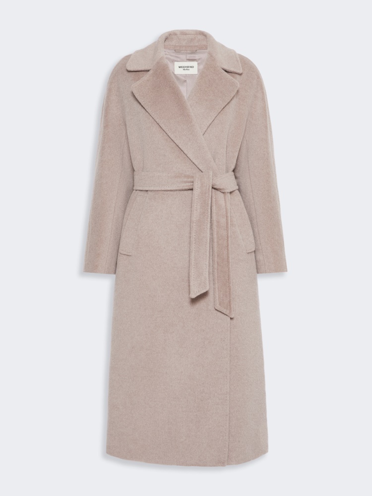 Wool and alpaca teddy coat - SAND - Max Mara - 6
