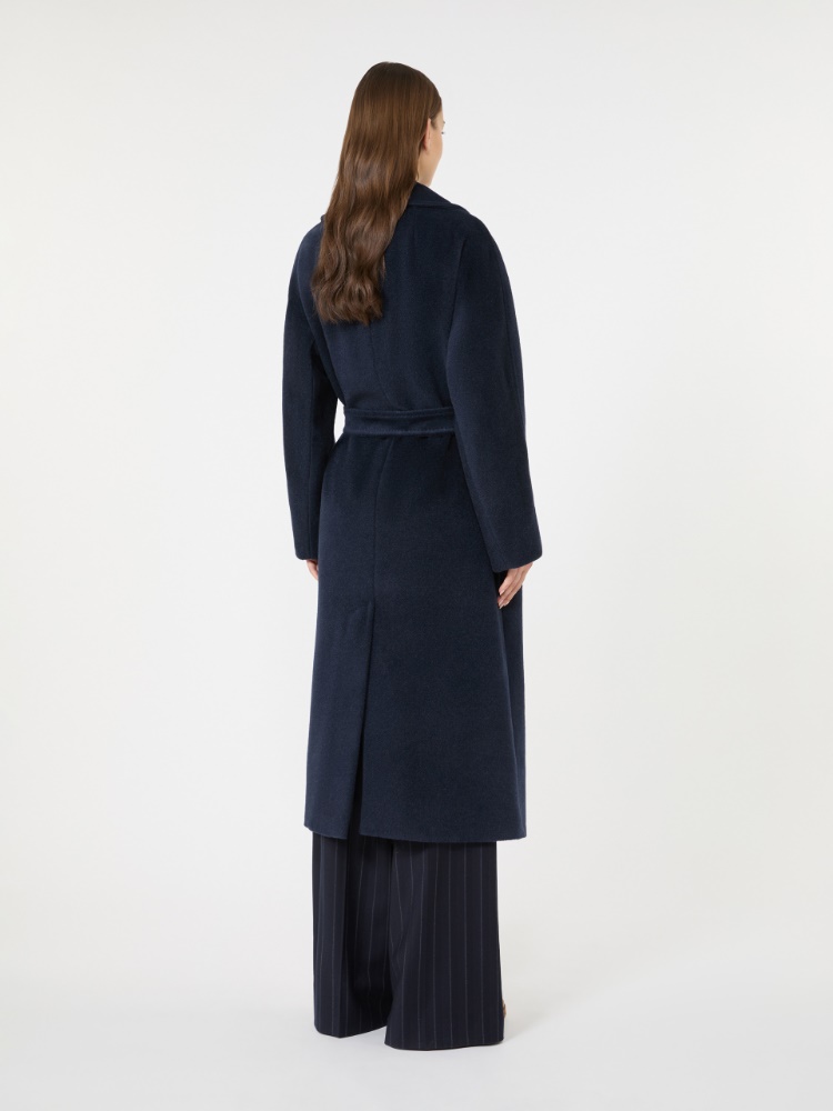 Wool and alpaca teddy coat - NAVY - Max Mara - 3
