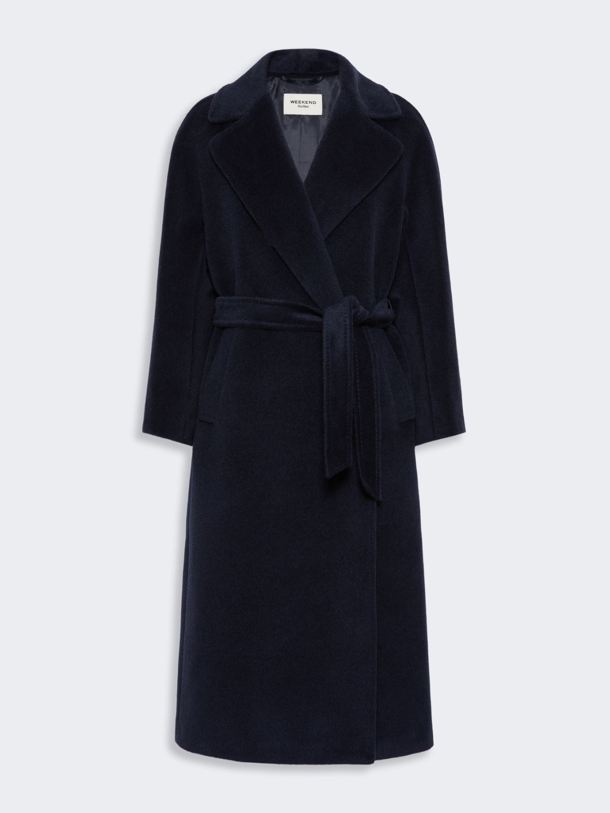 Wool and alpaca teddy coat - NAVY - Max Mara - 5