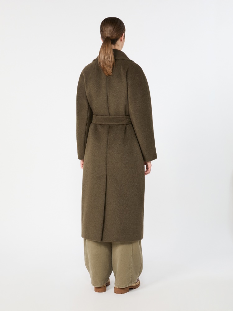 Teddy-Mantel aus Wolle und Alpaka - KHAKI - Max Mara - 3