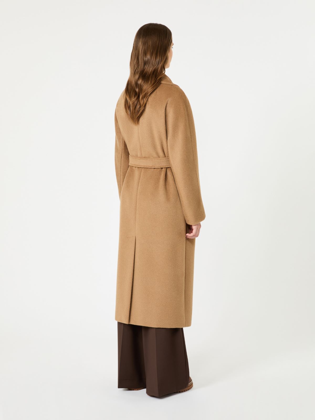 Wool and alpaca teddy coat - CAMEL - Max Mara - 3