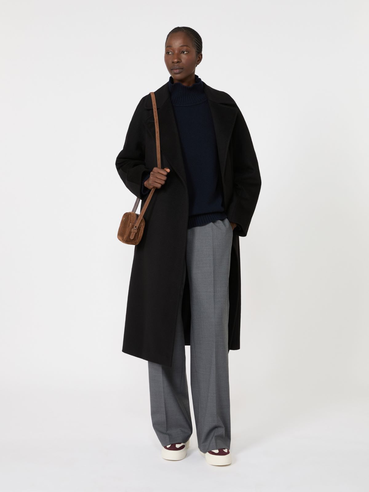 카스시아 캐시미어 코트 - BLACK - Max Mara
