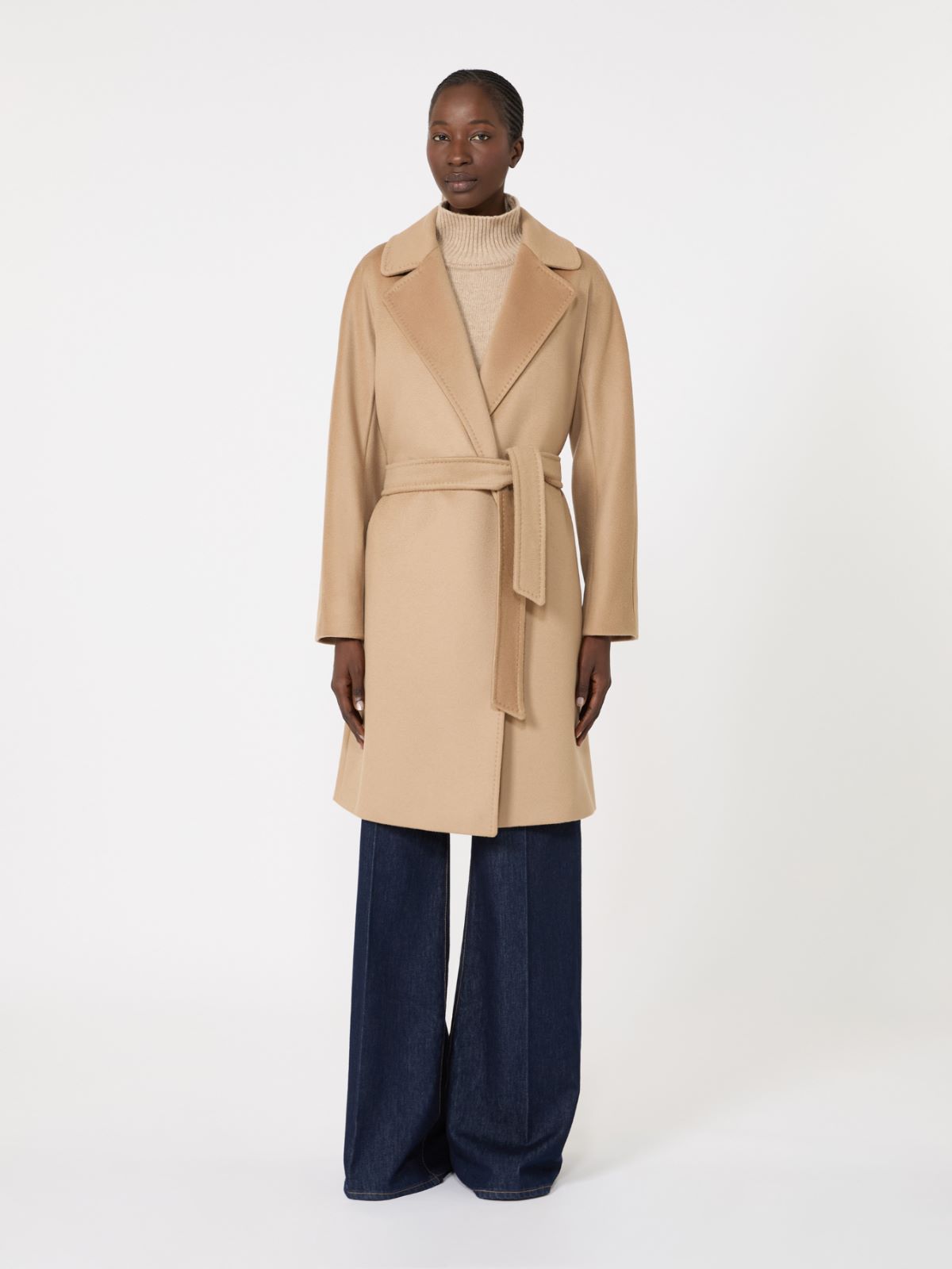 Wool wrap coat - CAMEL - Max Mara - 2