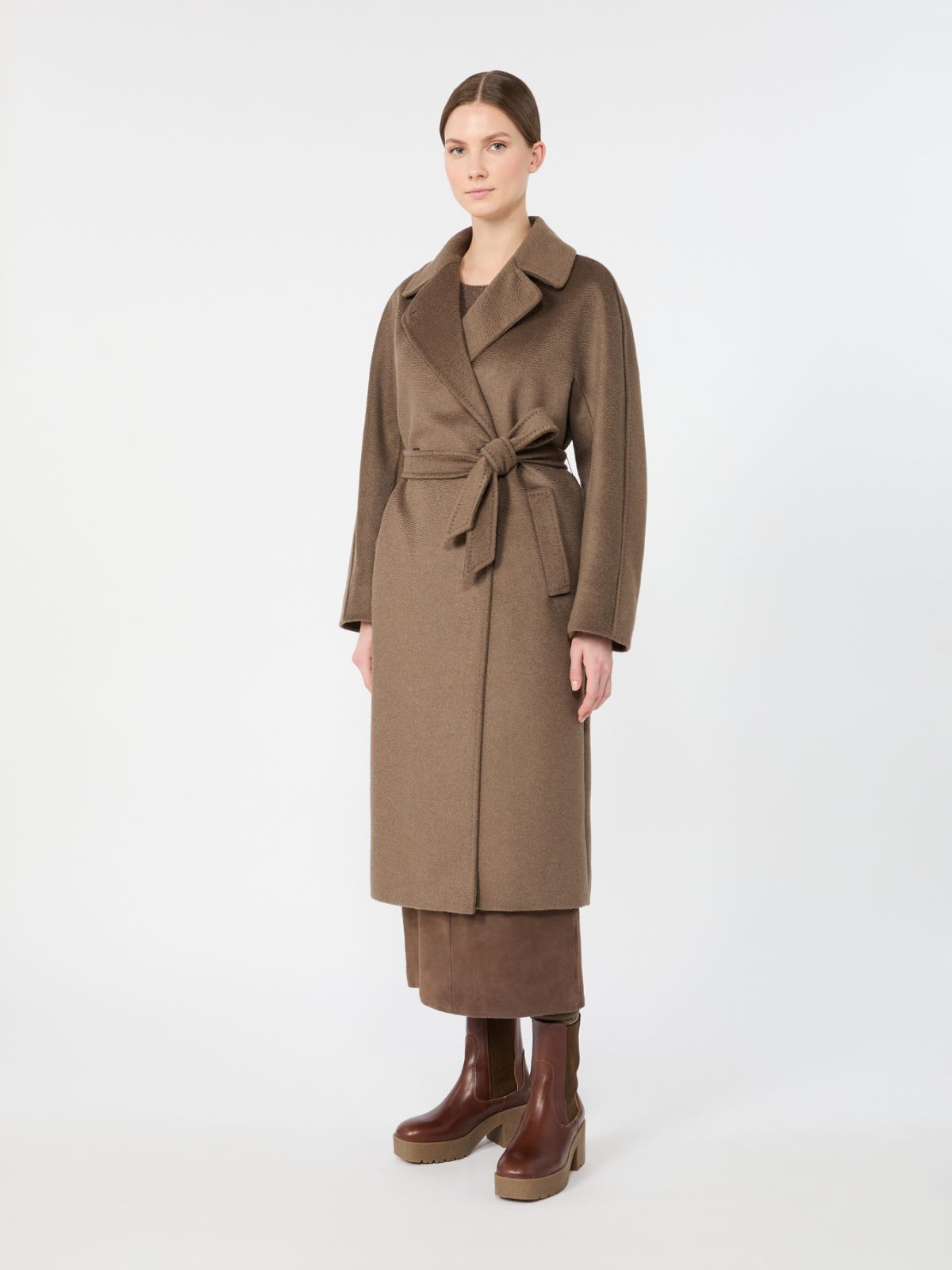 Double-breasted wool coat - MARRON GLACE' - Max Mara - 2