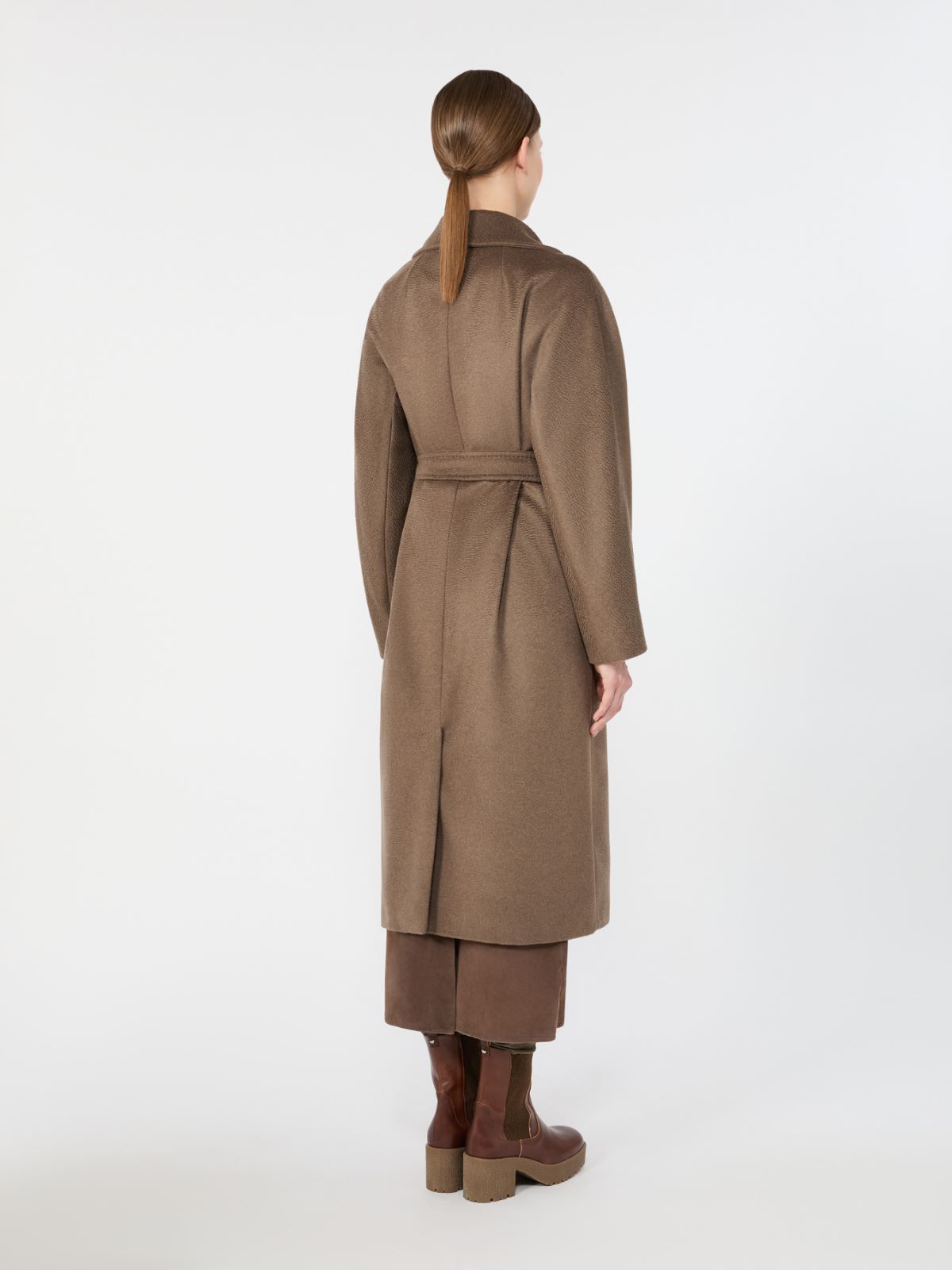 Double-breasted wool coat - MARRON GLACE' - Max Mara - 3