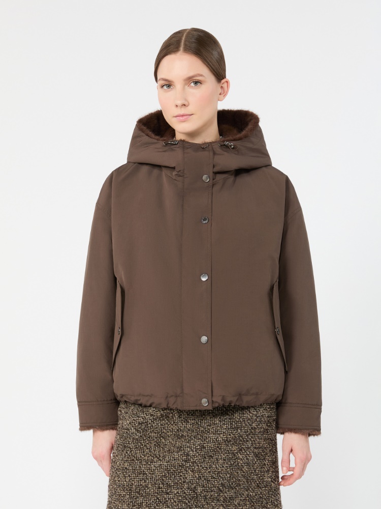 Water-repellent canvas jacket - BROWN - Max Mara - 2