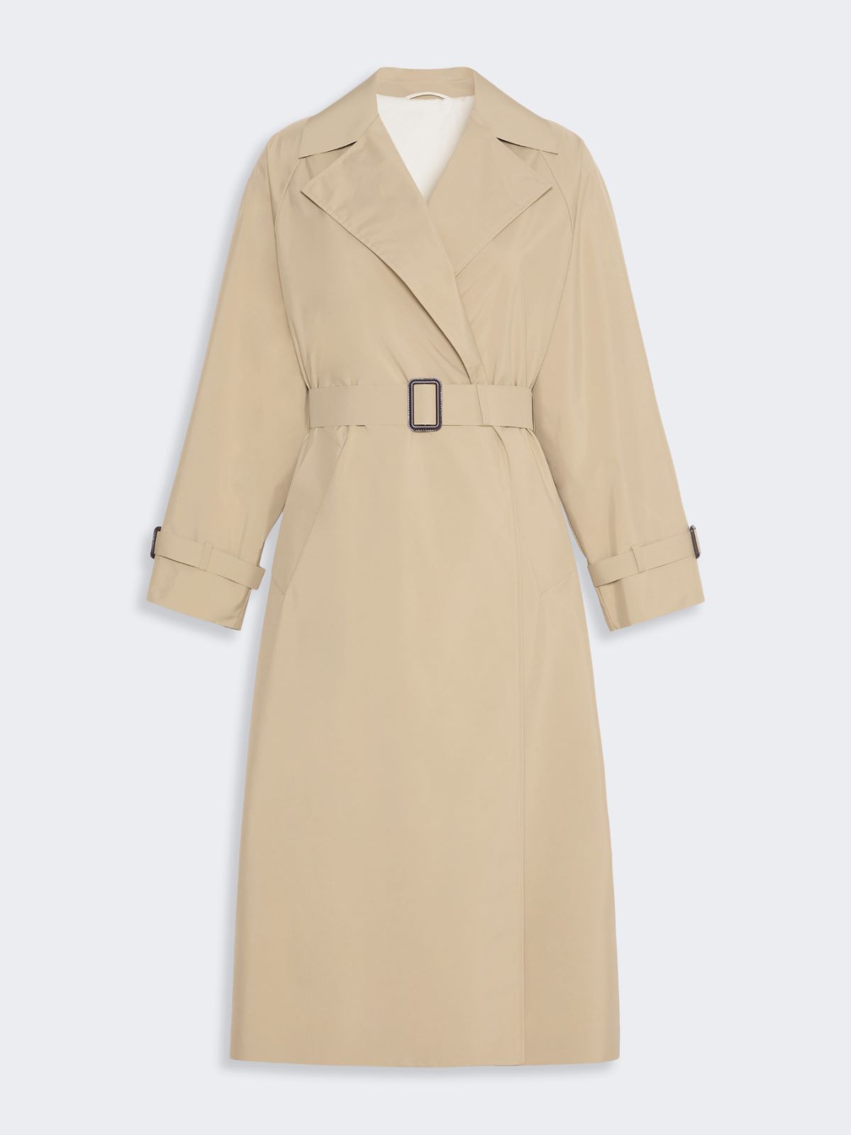 Long water-repellent technical canvas trench coat - BEIGE - Max Mara - 5