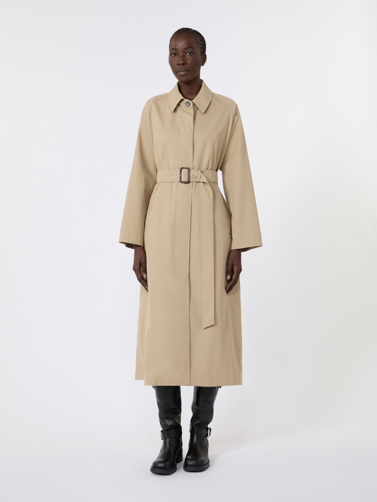 Water-repellent gabardine trench coat - BEIGE - Max Mara - 2