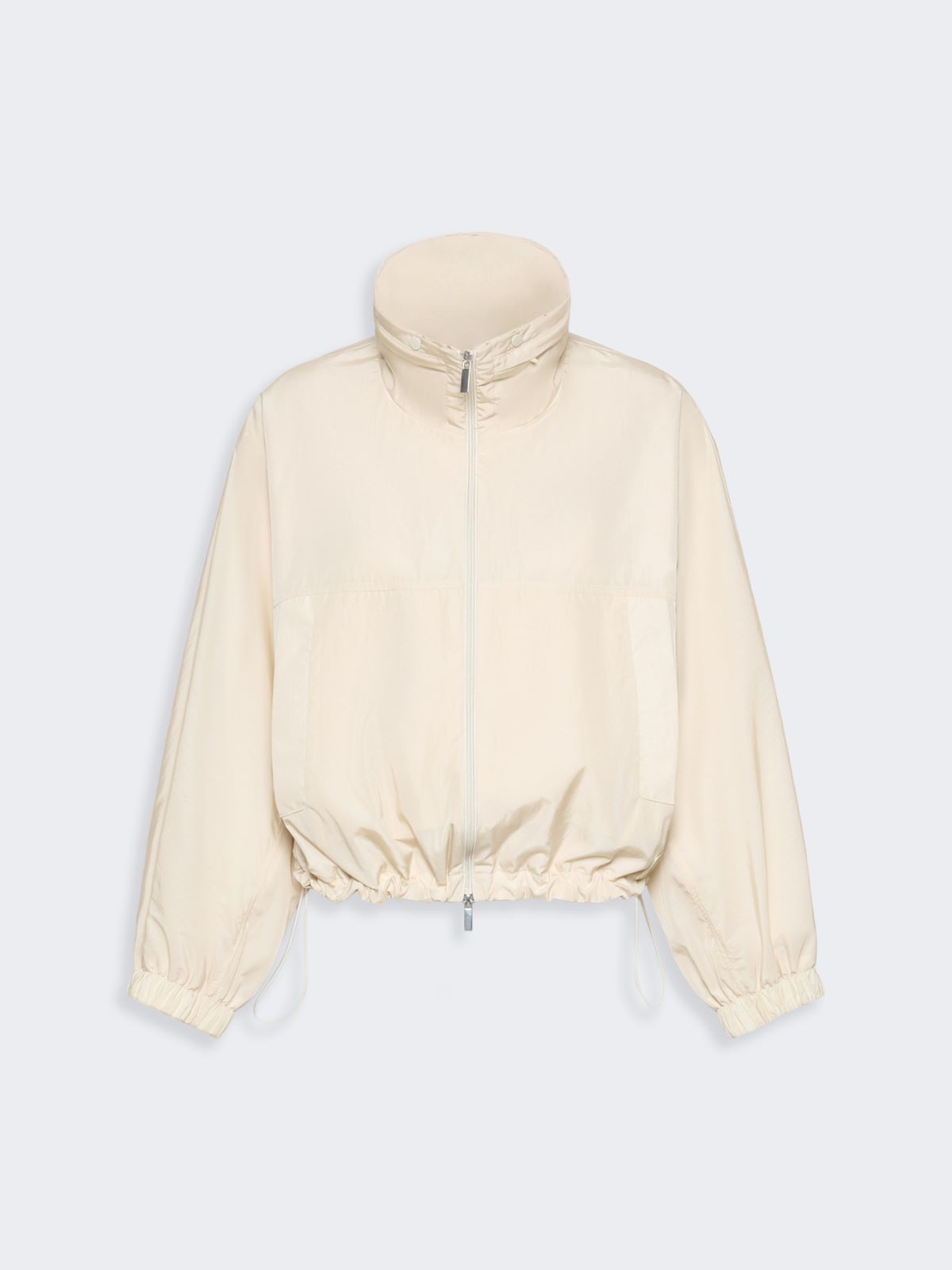 Water-repellent canvas windbreaker - IVORY - Max Mara - 6