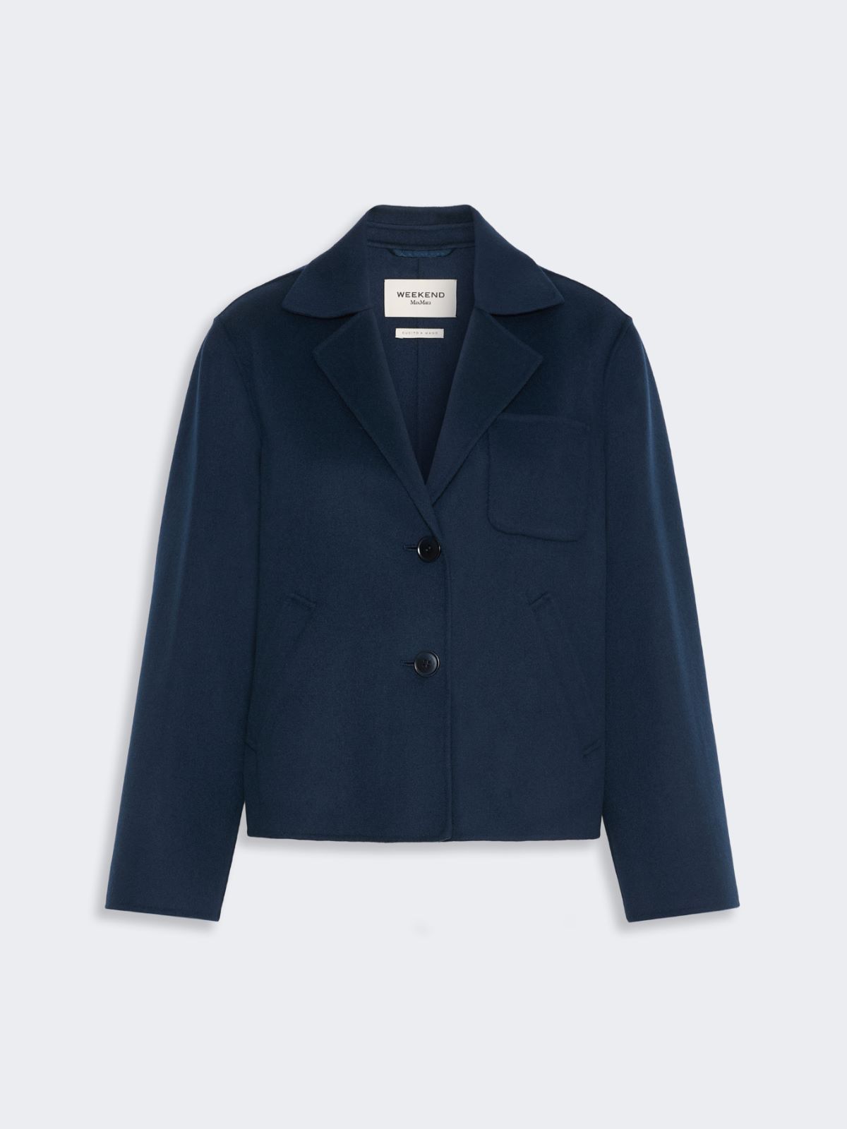 Double wool cropped jacket - ULTRAMARINE - Max Mara - 6