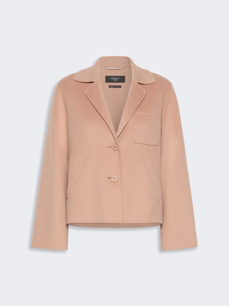 Cropped-Jacke aus doppellagigem Wollstoff - ALTROSA - 5