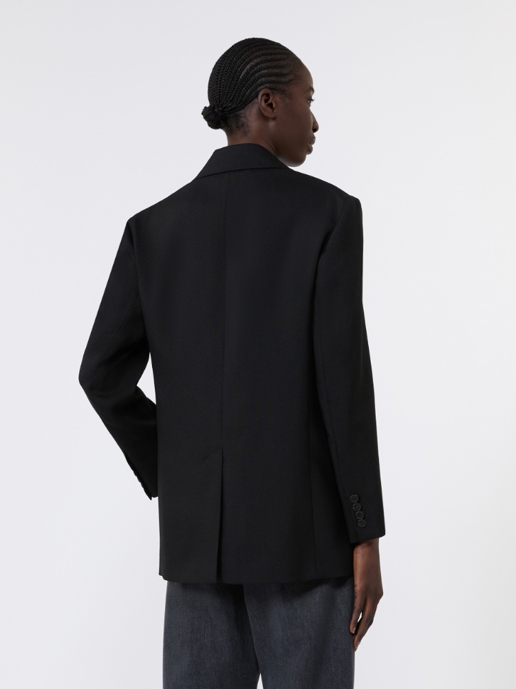 아스타 버진울 블레이저 - BLACK - Max Mara - 3