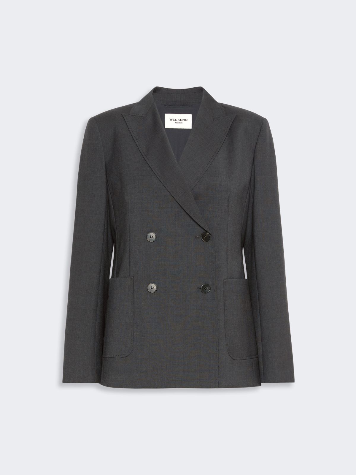 Woollen cloth blazer - DARK GREY - Max Mara - 5