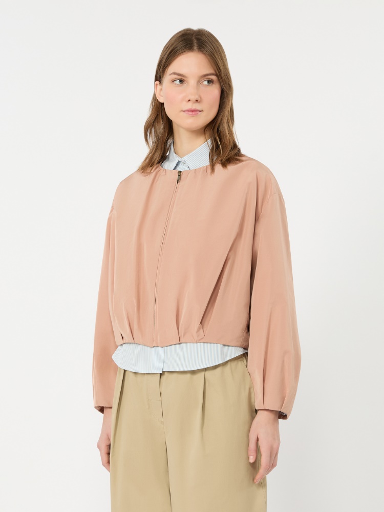 Short taffeta jacket - PINK - 2