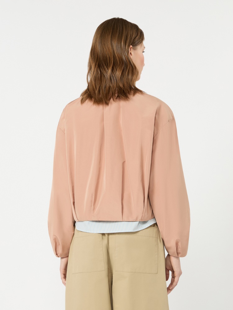 Short taffeta jacket - PINK - 3