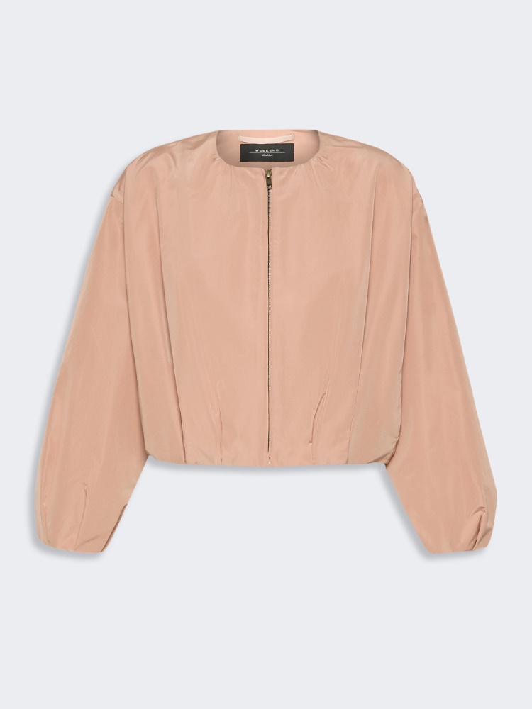 Short taffeta jacket - PINK - 5