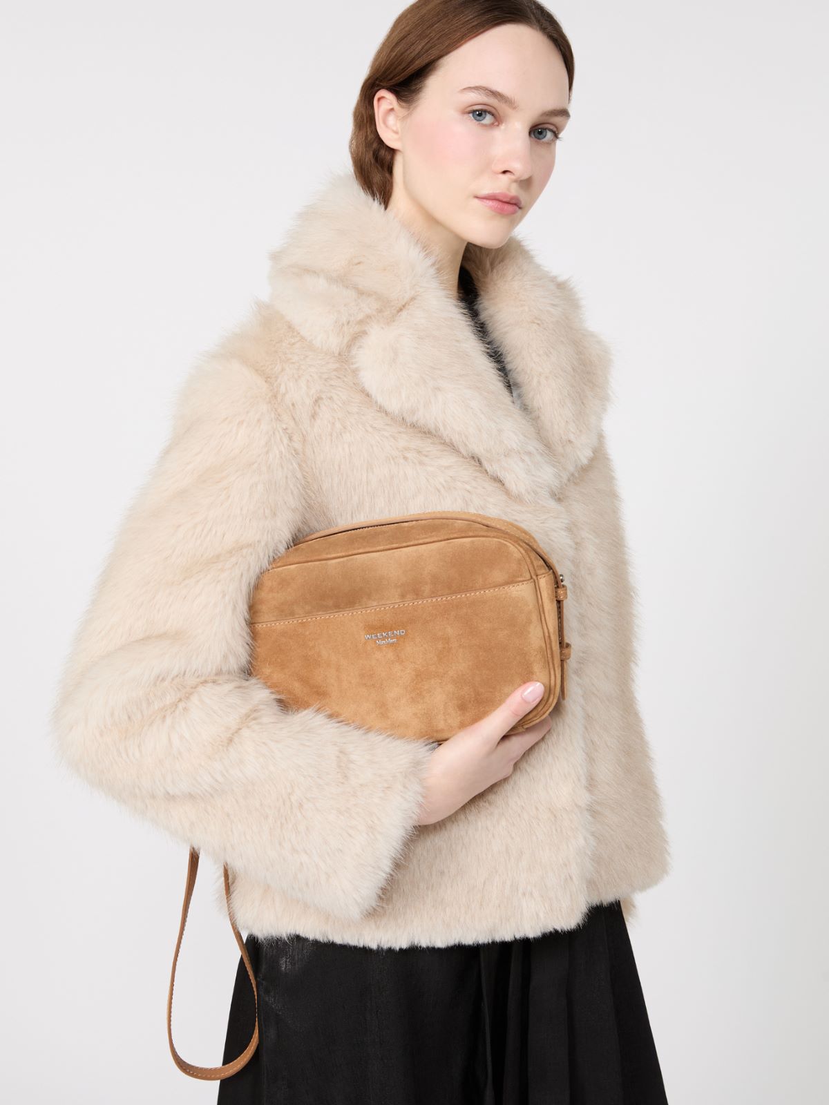 Soft textured short coat - POWDER - Max Mara - 4