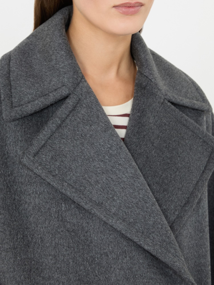 알페 버진울 코트 - MEDIUM GREY - Max Mara - 5