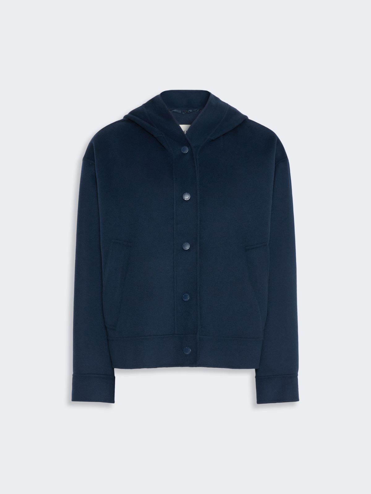 Kapuzenjacke aus doppellagigem Wollstoff - ULTRAMARINE - Max Mara - 5