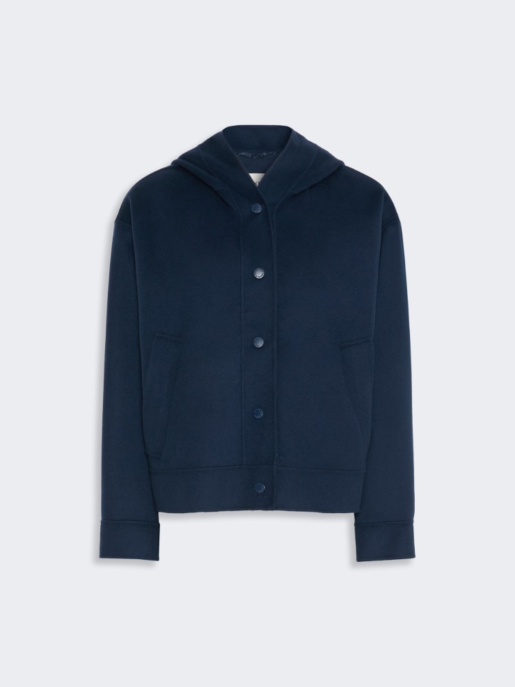Kapuzenjacke aus doppellagigem Wollstoff - ULTRAMARINE - Max Mara - 5