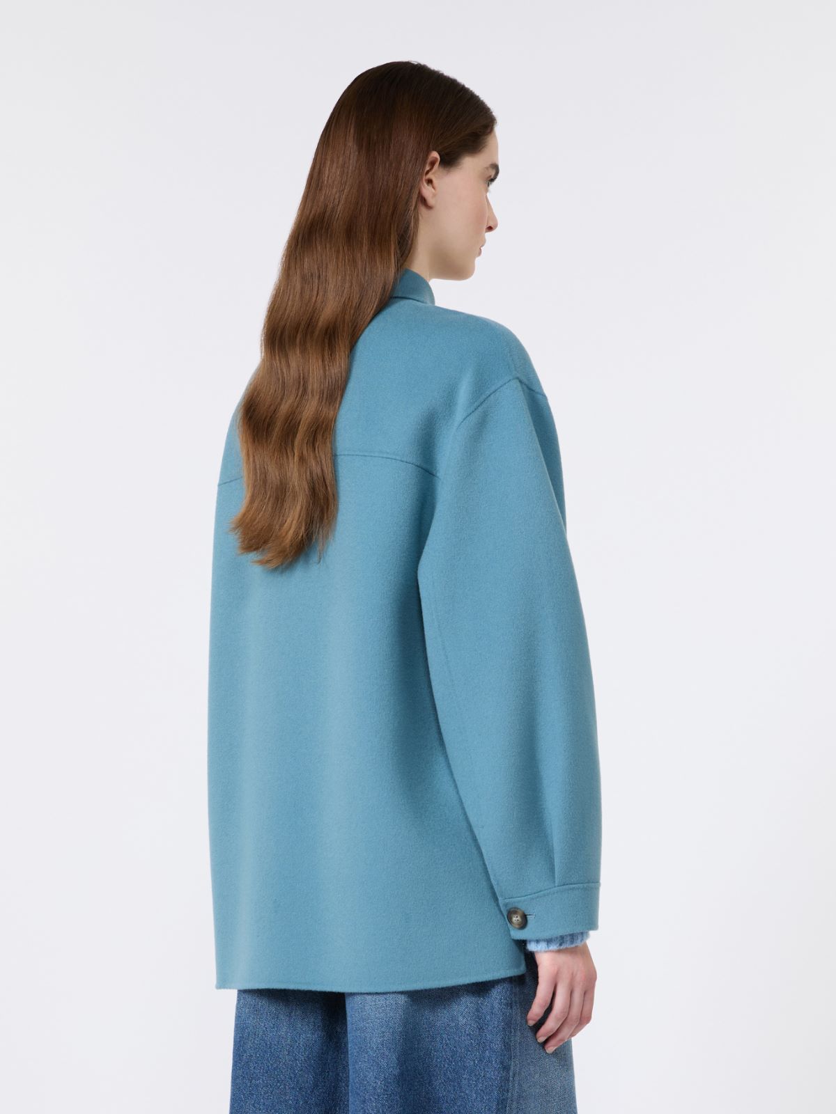 Giacca in doppio di lana - AZZURRO - Max Mara - 3