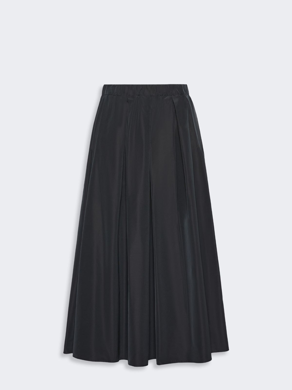 Long taffeta skirt - BLACK - Max Mara - 4