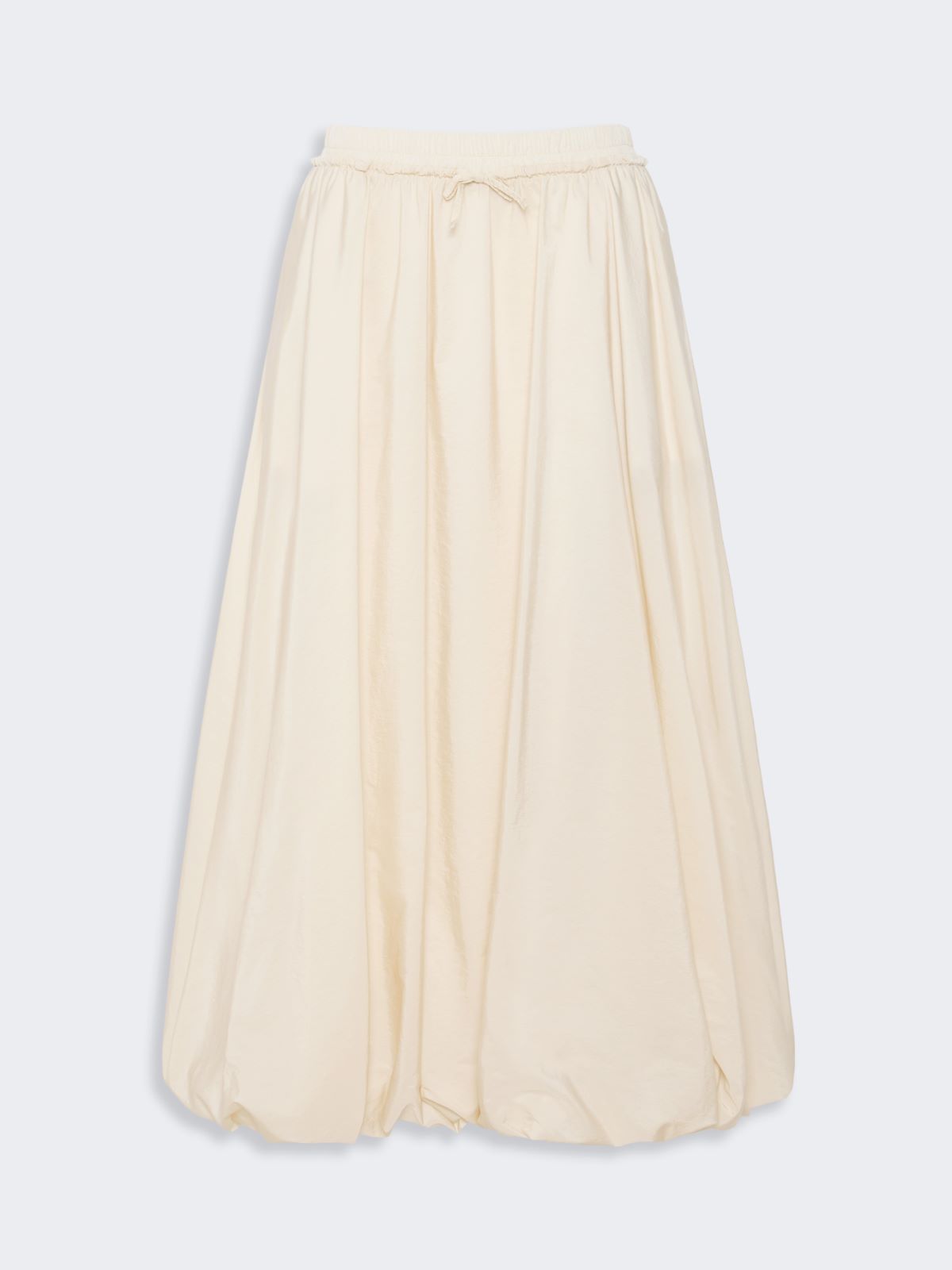 Jupe longue en toile déperlante - IVOIRE - Max Mara - 5